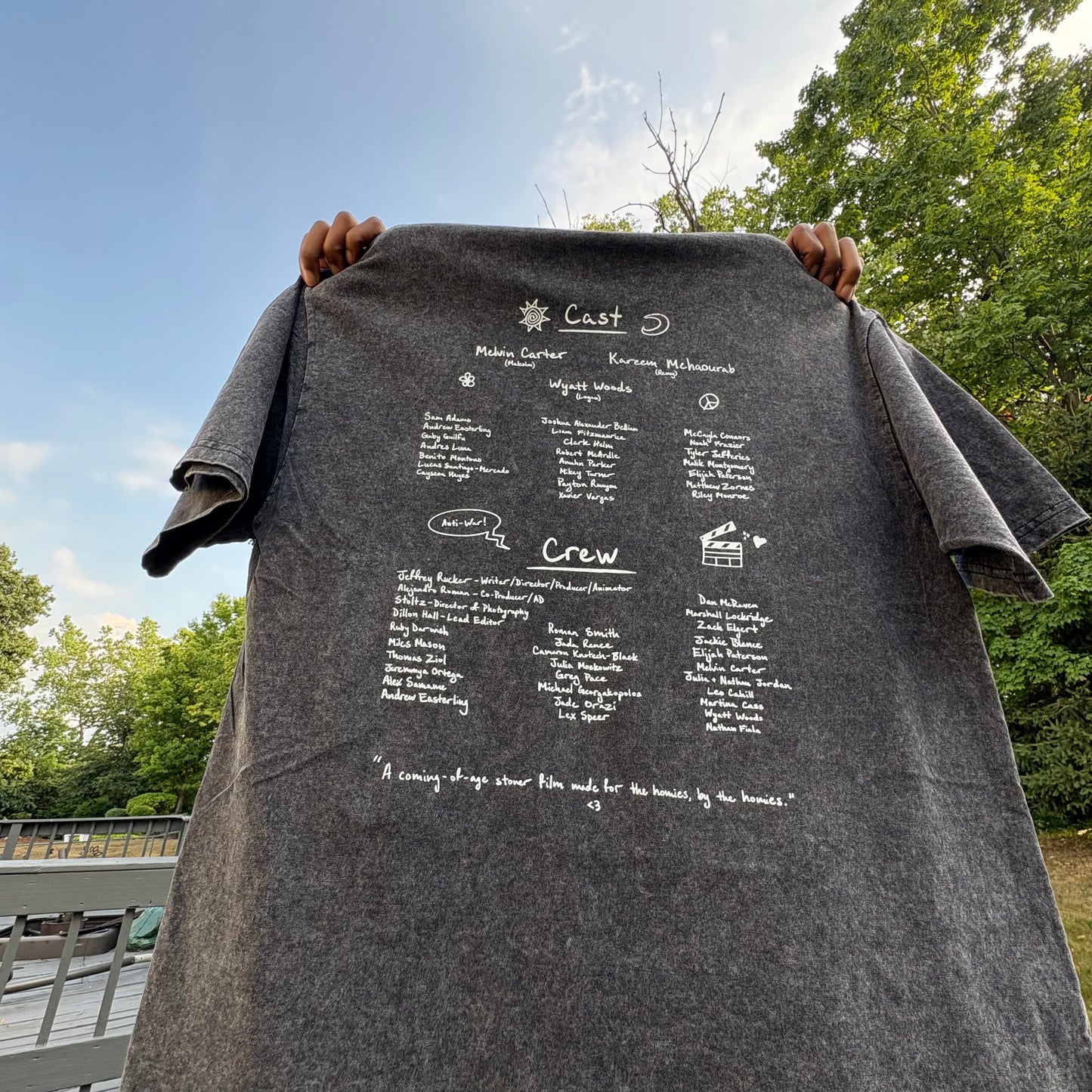 "Crossfaded: Thesis Film" Acid Washed T-shirt
